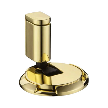 Door Stopper Solid Brass Draft-Resistant Adhesive & Screw Installation