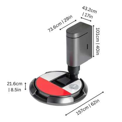Door Stopper Solid Brass Draft-Resistant Adhesive & Screw Installation