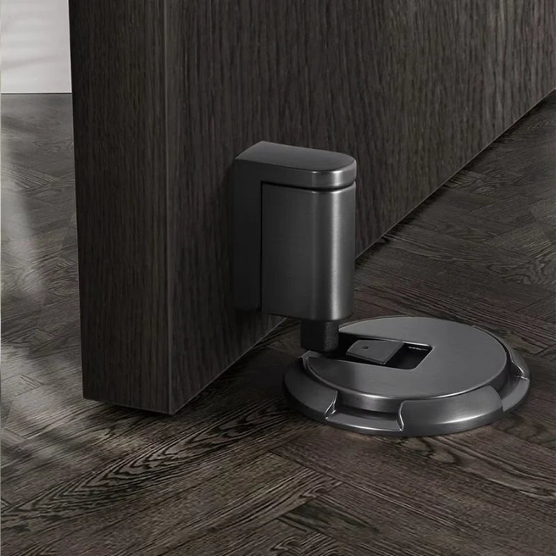 Door Stopper Solid Brass Draft-Resistant Adhesive & Screw Installation