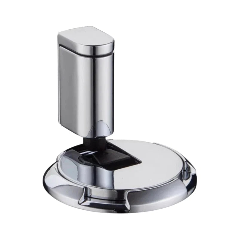 Door Stopper Solid Brass Draft-Resistant Adhesive & Screw Installation
