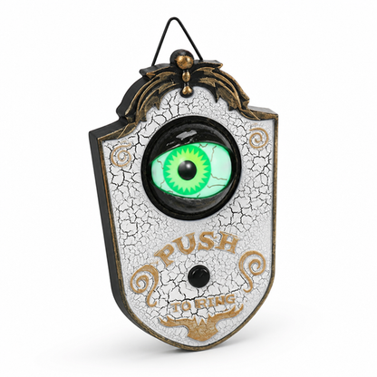 Doorbell Battery-Operated Glowing LED Eye & Spooky Sounds