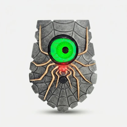 Doorbell Decoration Spider Web Glowing Eyes Battery-Operated
