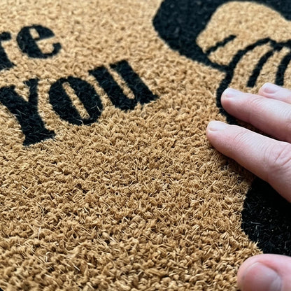 Doormat Facepalm Motif Memory Foam Weather-Resistant