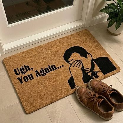 Doormat Facepalm Motif Memory Foam Weather-Resistant