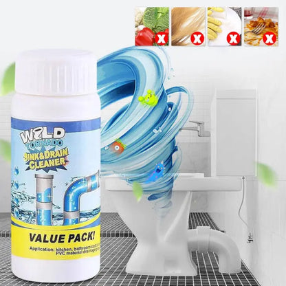 Drain Cleaner Foaming Powder Safe for PVC & Metal
