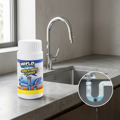 Drain Cleaner Powder Fast-Acting Foaming Non-Corrosive