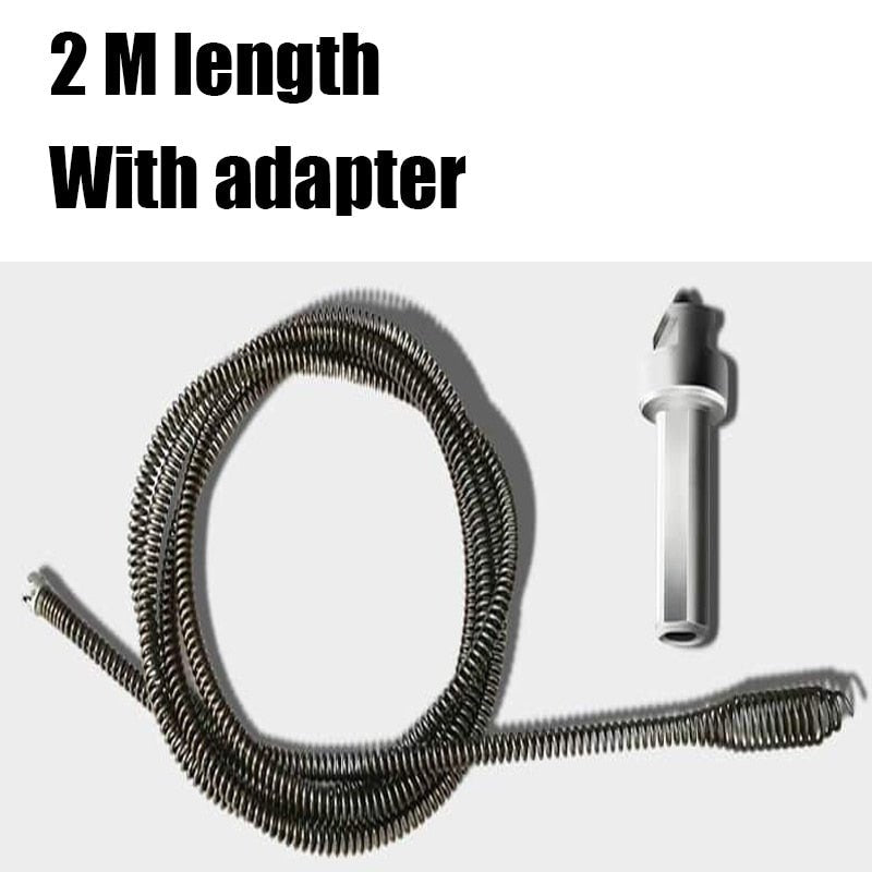 Drain Cleaning Brush Drill-Powered Universal Adapter