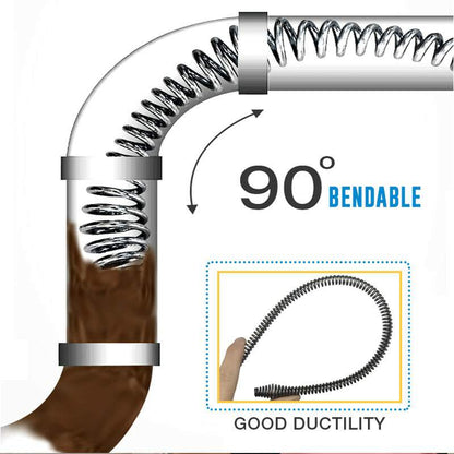 Drain Cleaning Brush Drill-Powered Universal Adapter
