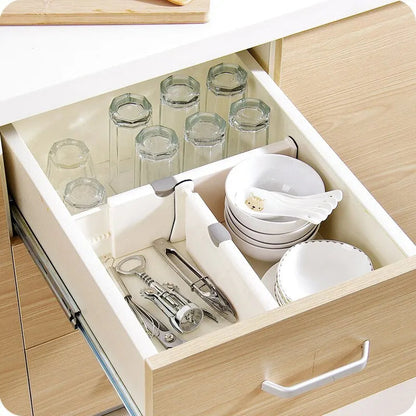 Drawer Divider Adjustable Clamping Tool-Free Installation