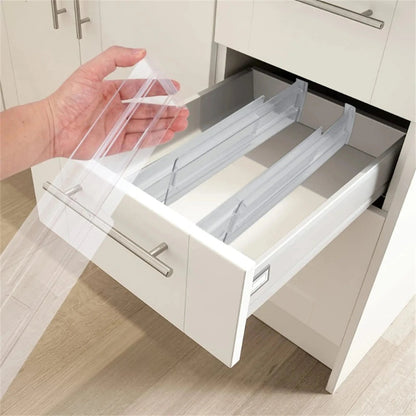 Drawer Dividers Adjustable Transparent Set of 6