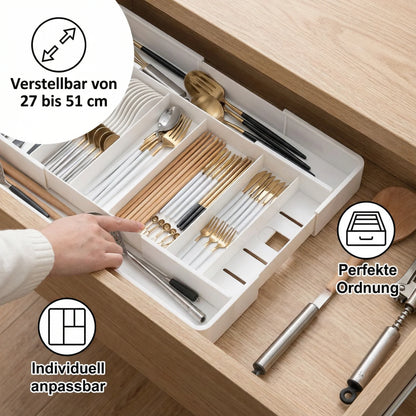 Drawer Organizer Adjustable Modular Compartments