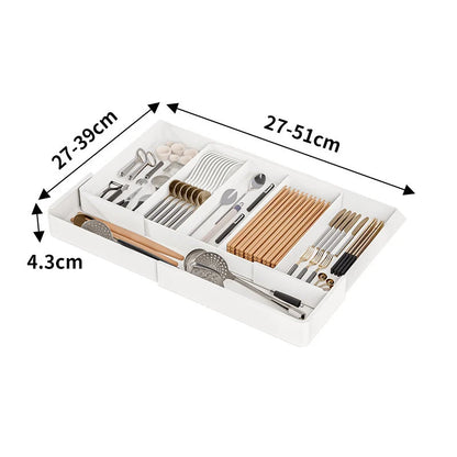Drawer Organizer Adjustable Modular Compartments