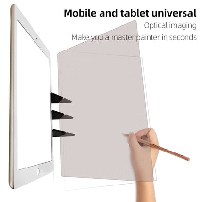 Drawing Projector Smartphone & Tablet Mirror Projection Shatterproof Lens