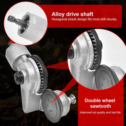 Drill Attachment Burr-Free Metal Cutting Protective Cover
