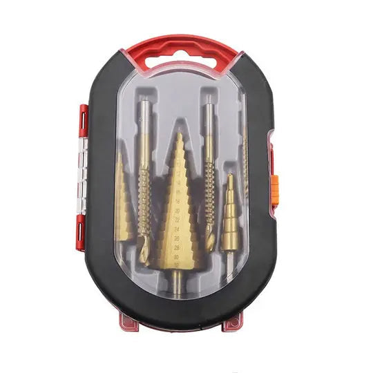 Drill Bit Set Titanium-Coated & Precision-Ground 6-Piece