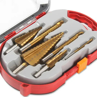 Drill Bit Set Titanium-Coated & Precision-Ground 6-Piece