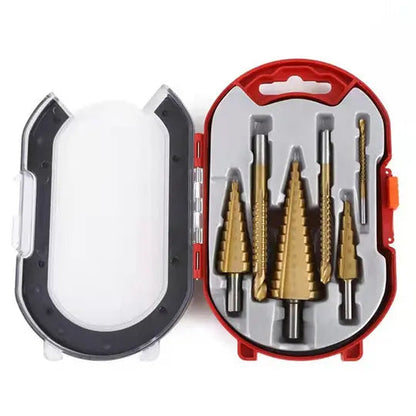 Drill Bit Set Titanium-Coated & Precision-Ground 6-Piece