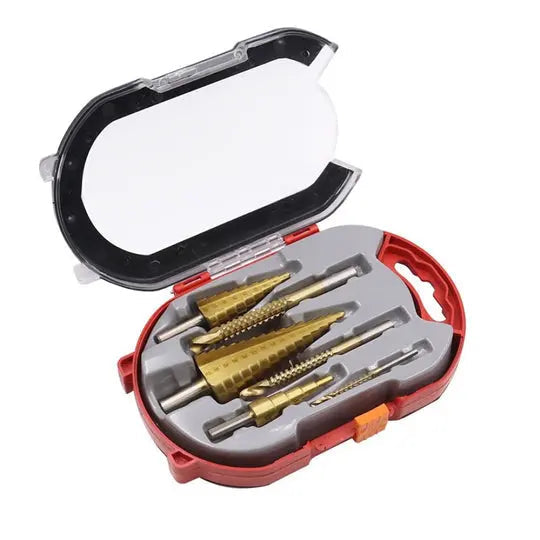 Drill Bit Set Titanium-Coated & Precision-Ground 6-Piece