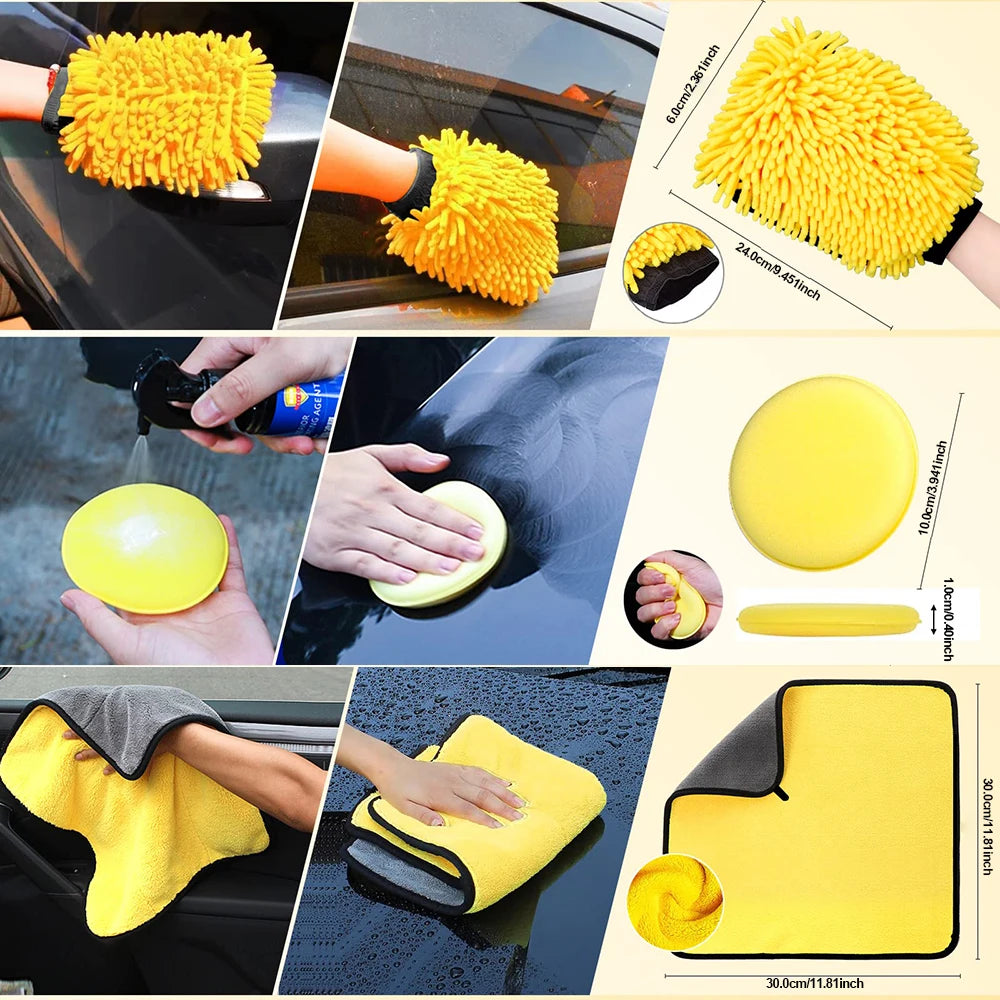 Drill Brush Set 23-Piece Nylon Universal Fit