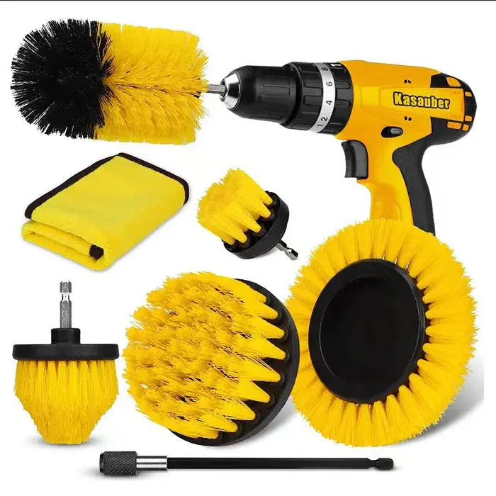 Drill Brush Set Multi-Surface Fits Standard Drills