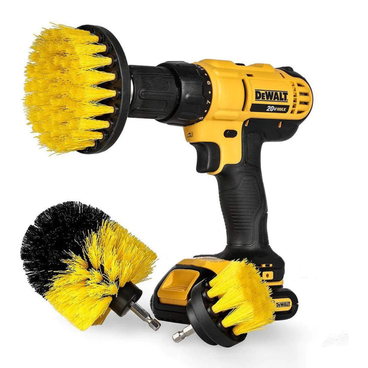 Drill Brush Set Universal Fit Non-Scratch Assorted Heads