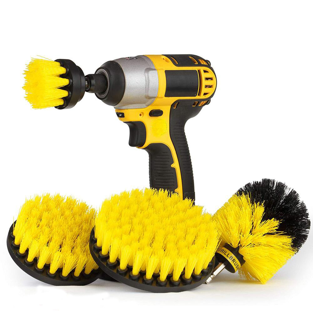 Drill Brush Set Universal Fit Non-Scratch Assorted Heads