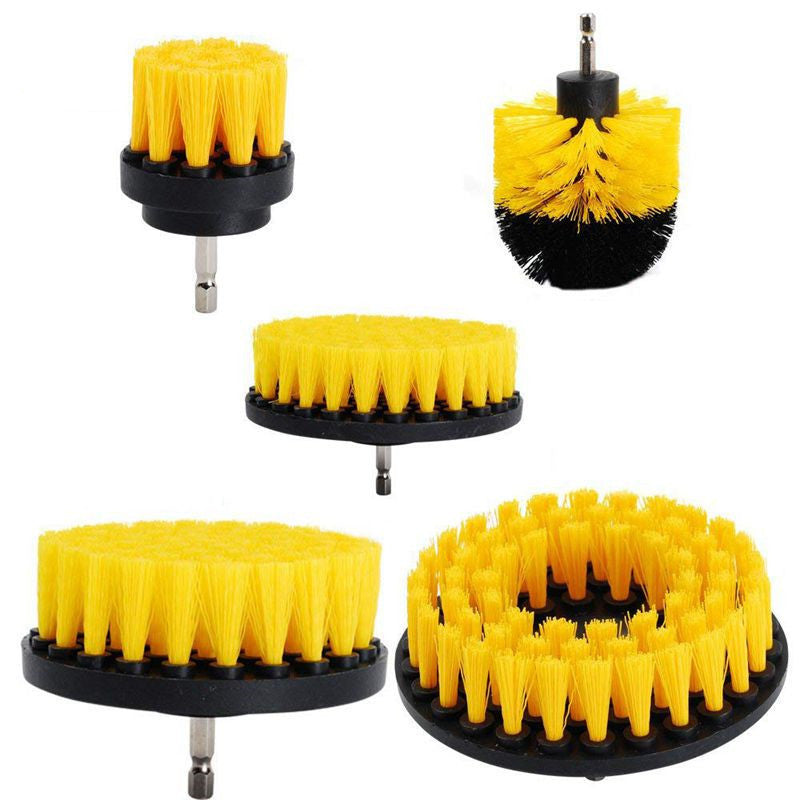 Drill Brush Set Universal Fit Non-Scratch Assorted Heads