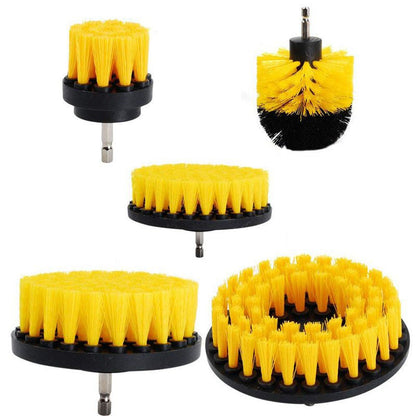 Drill Brush Set Universal Fit Non-Scratch Assorted Heads