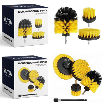 Drill Brush Set Universal Fit Non-Scratch Assorted Heads