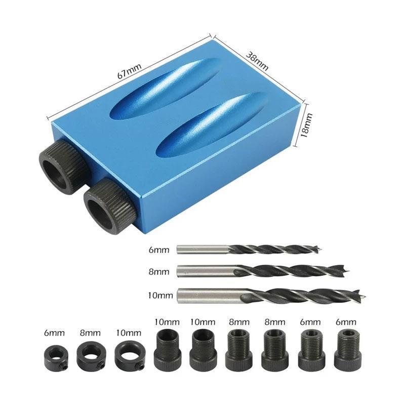 Drill Guide 15 Degree Rust-Resistant Aluminum