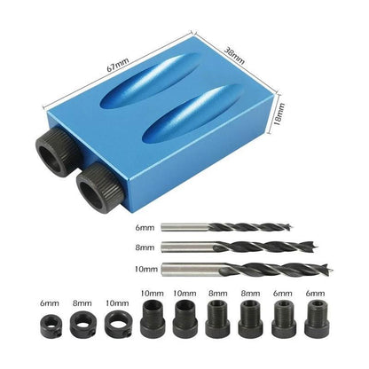 Drill Guide 15 Degree Rust-Resistant Aluminum
