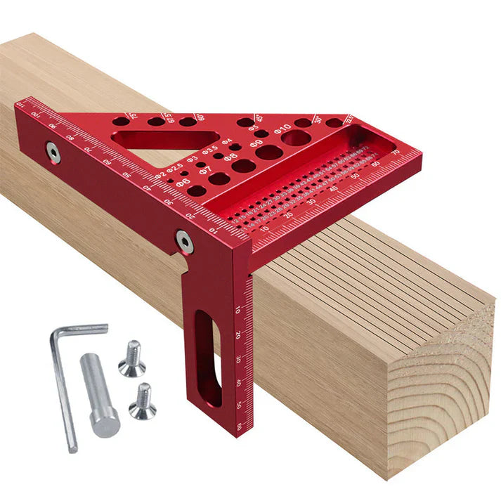 Drill Guide L-Base Anodized Aluminum 2-10 mm Holes