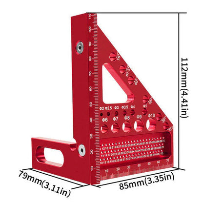 Drill Guide L-Base Anodized Aluminum 2-10 mm Holes