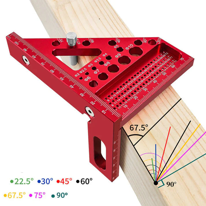 Drill Guide L-Base Anodized Aluminum 2-10 mm Holes