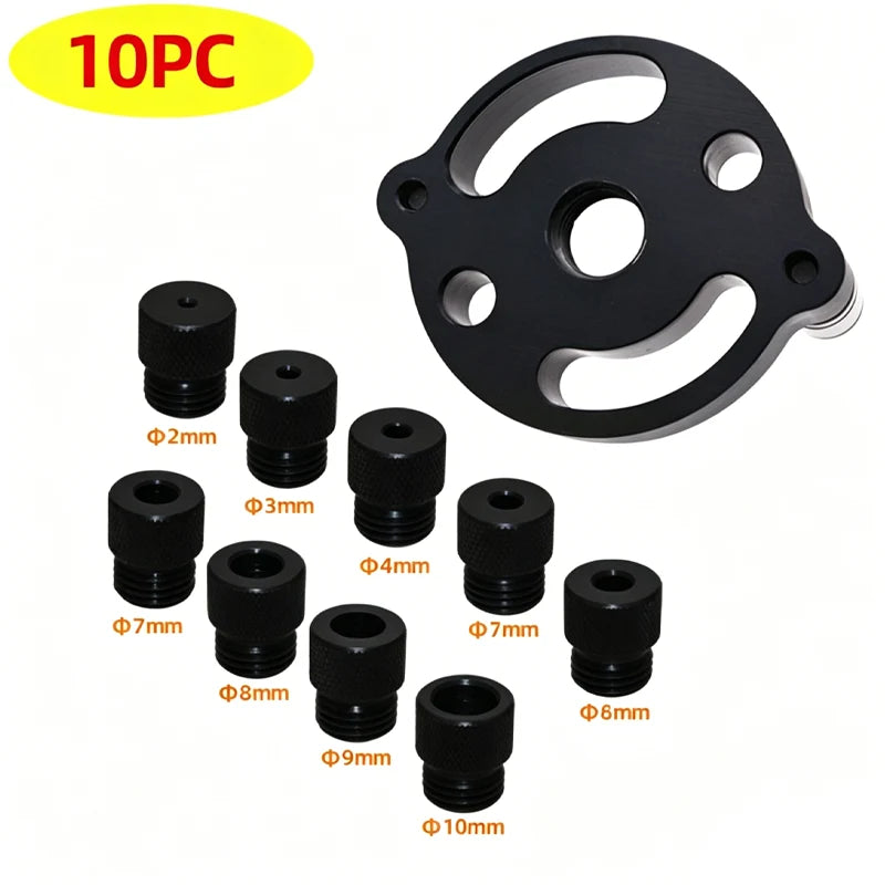 Drill Guide Self-Centering Interchangeable Steel Bushings