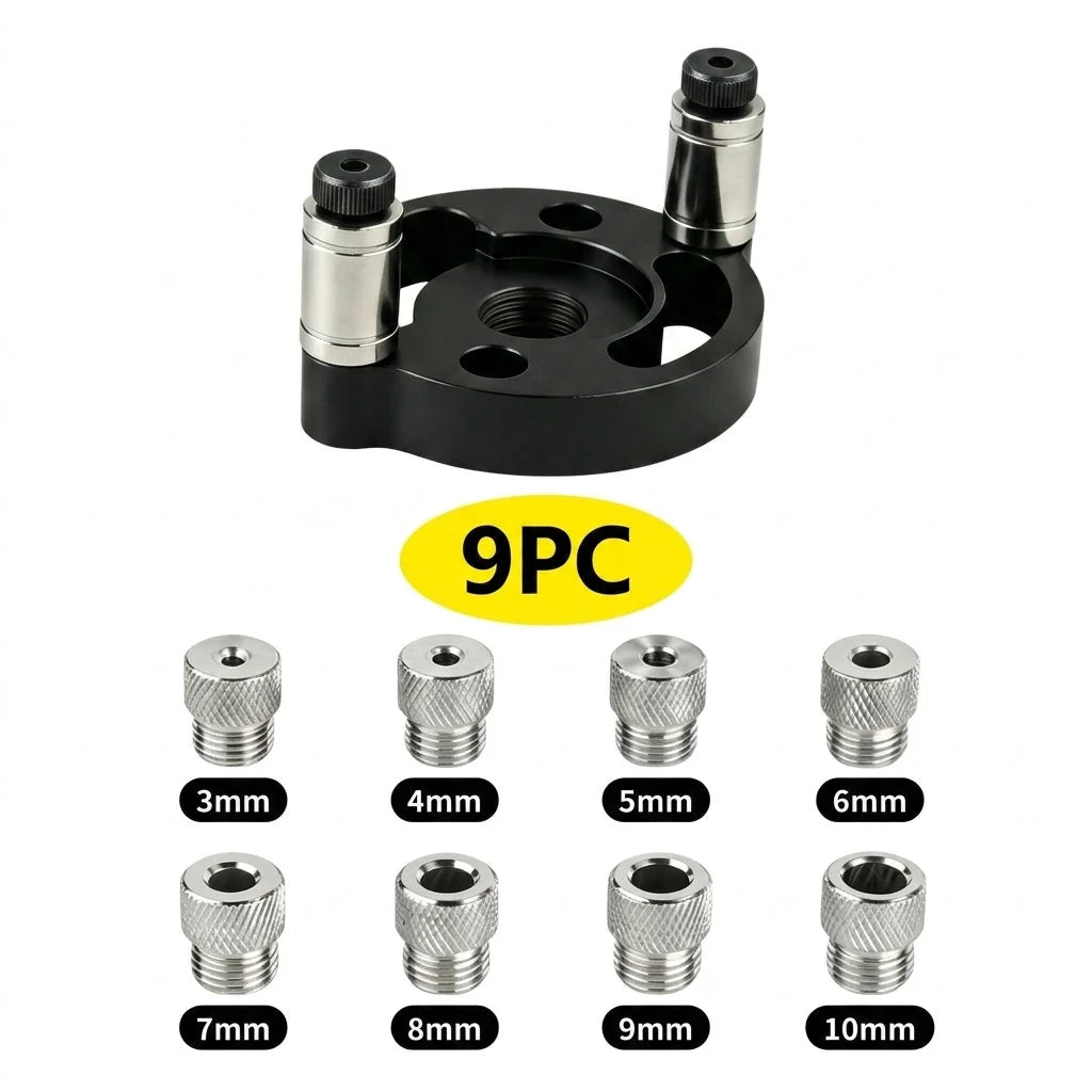 Drill Guide Self-Centering Interchangeable Steel Bushings
