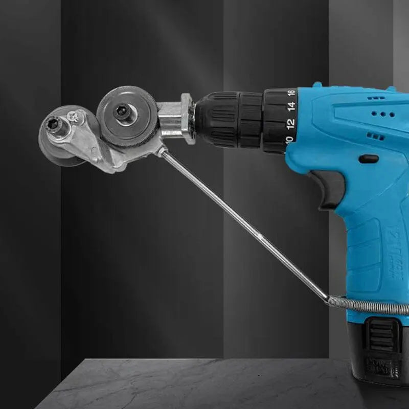 Drill Nibbler Attachment 360° Rotating Head & Positioning Slot
