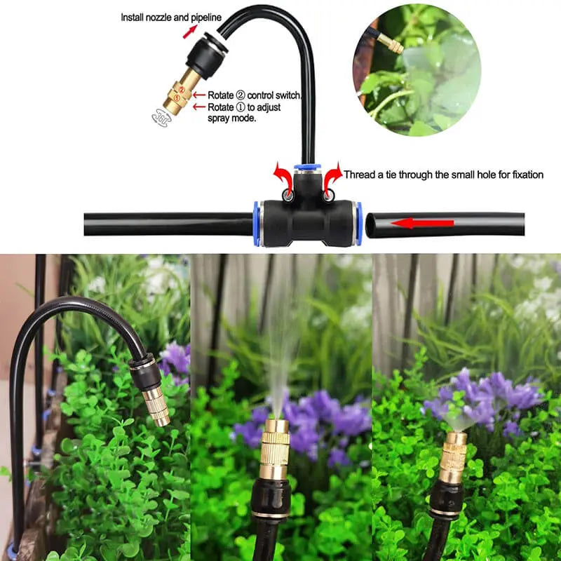Drip Irrigation Kit Modular Snap-Connect 8 mm