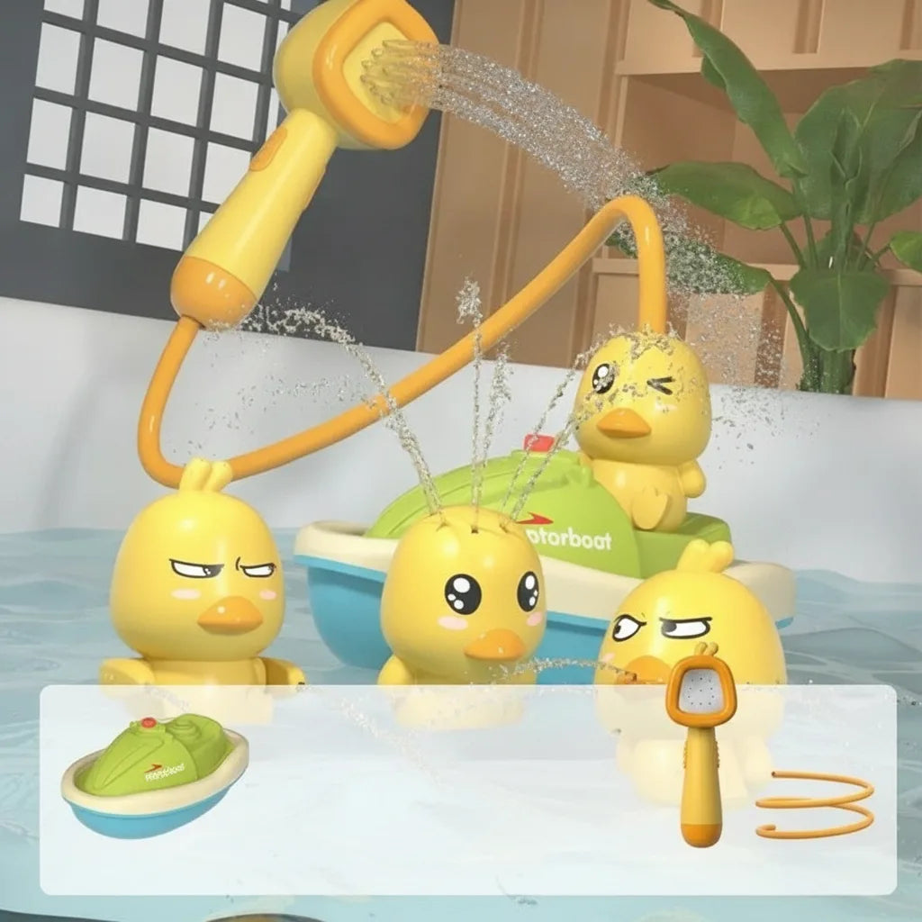 Duck Bath Toy Automatic Spray Child-Safe ABS