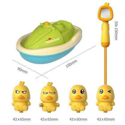 Duck Bath Toy Automatic Spray Child-Safe ABS