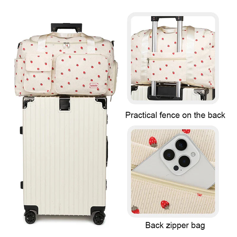 Duffle Bag Separate Shoe Compartment 25L Capacity