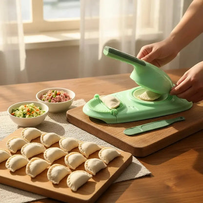 Dumpling Maker 2-In-1 Easy Fill & Seal Food-Safe Plastic
