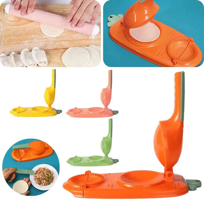 Dumpling Maker 2-in-1 Press & Fold Dishwasher Safe