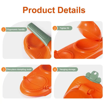 Dumpling Maker 2-in-1 Press & Fold Dishwasher Safe