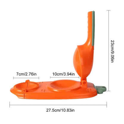 Dumpling Maker 2-in-1 Press & Fold Dishwasher Safe