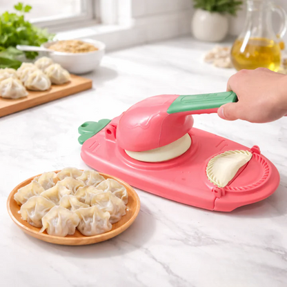 Dumpling Maker 2-in-1 Shaping & Sealing Filling Spatula Included