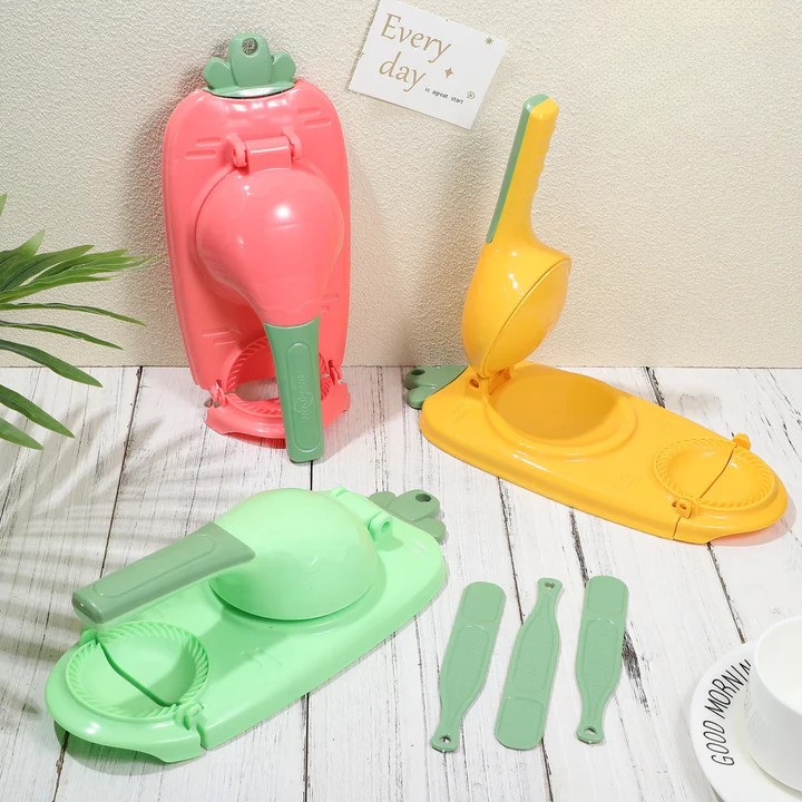 Dumpling Maker 2-in-1 Shaping & Sealing Filling Spatula Included