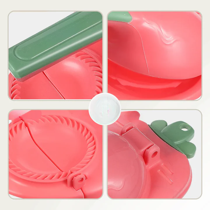 Dumpling Maker 2-in-1 Shaping & Sealing Filling Spatula Included