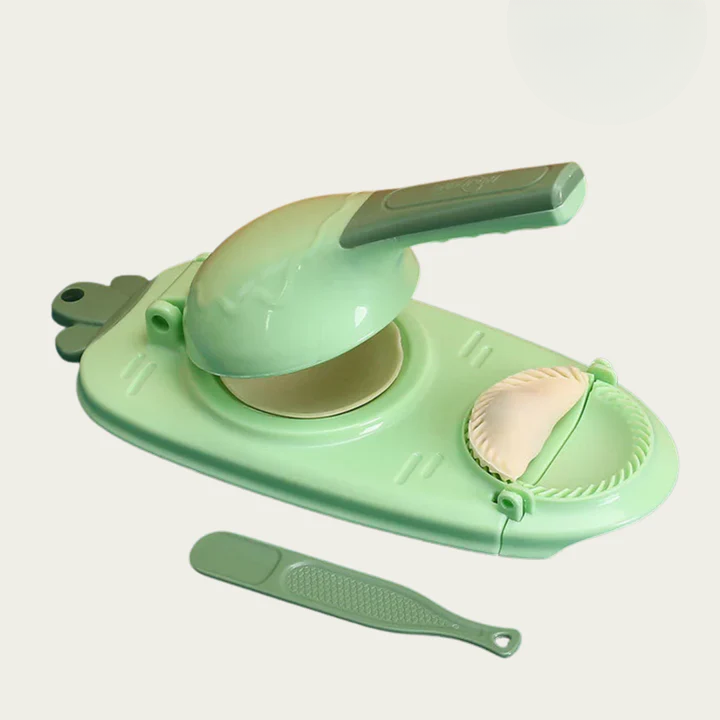 Dumpling Maker 2-in-1 Shaping & Sealing Filling Spatula Included