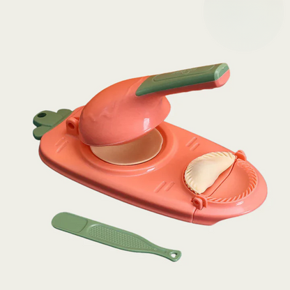 Dumpling Maker 2-in-1 Shaping & Sealing Filling Spatula Included